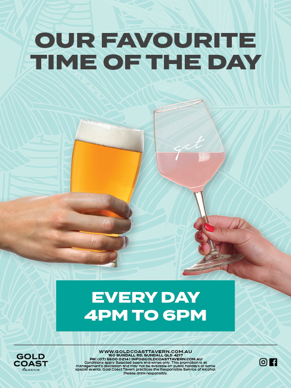Daily Happy Hour - Gold Coast Tavern